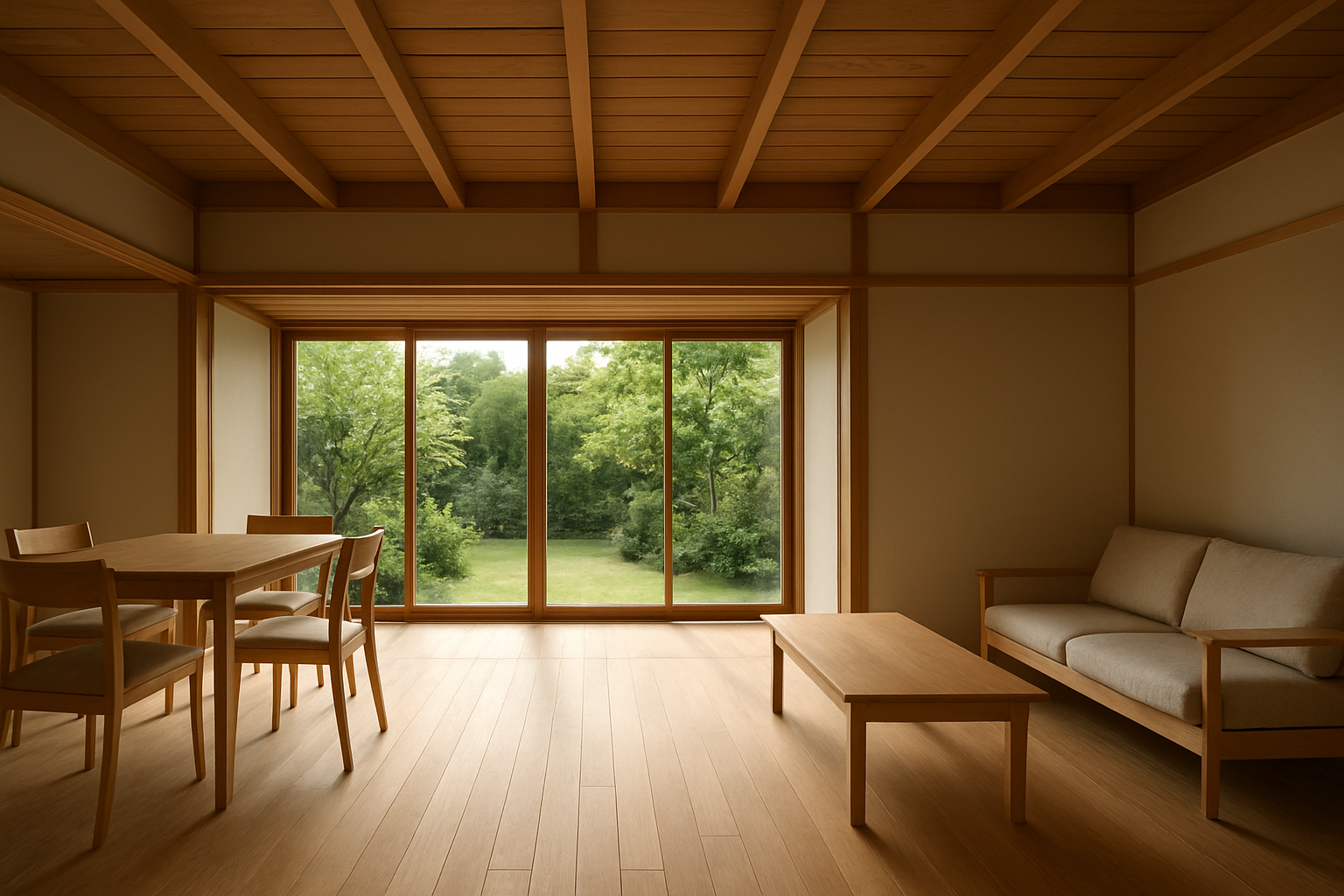 光と素材でつくる住まいの空間